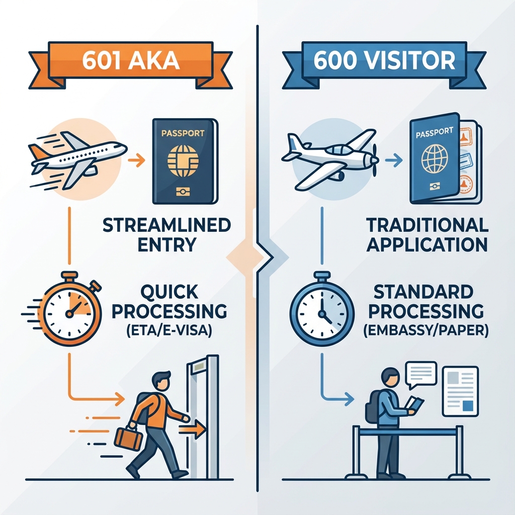 601 vs 600 Comparison